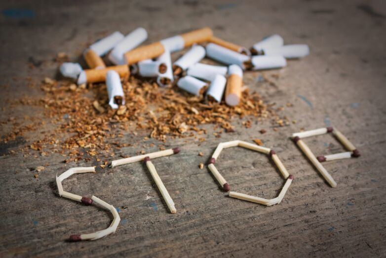 Cigarettes et abandonner